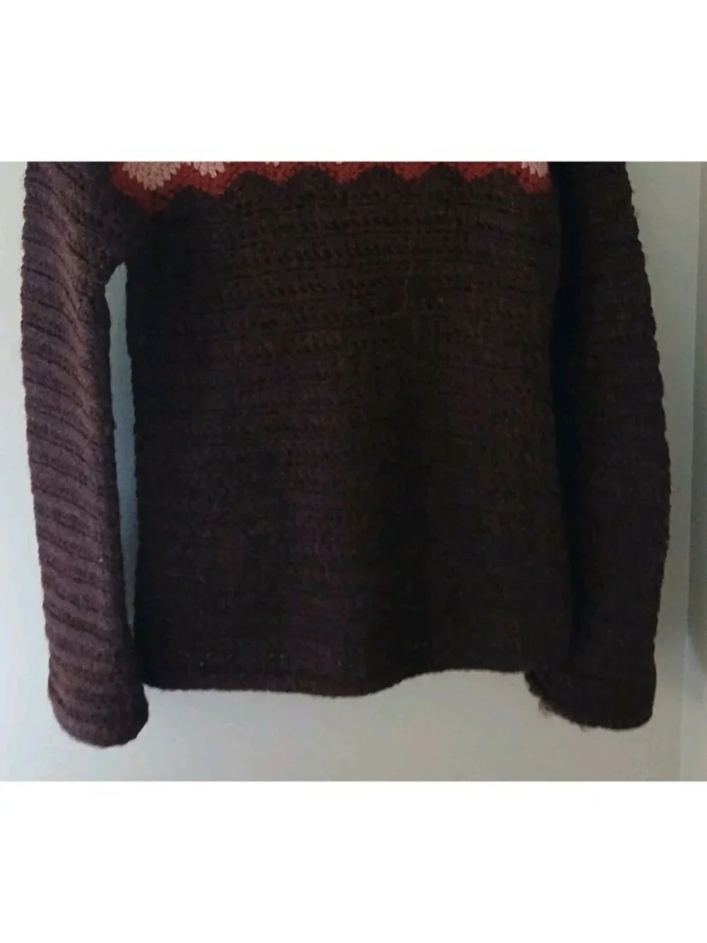 Vtg. J.‎ Crew Handknit Alpaca Pullover Sweater